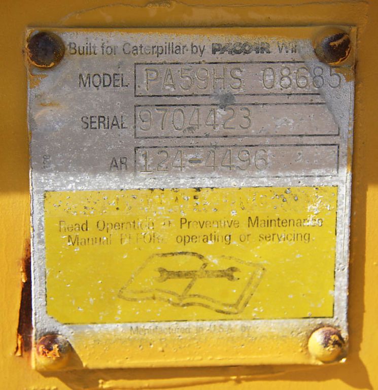 Used WINCH ARR 1244496 9