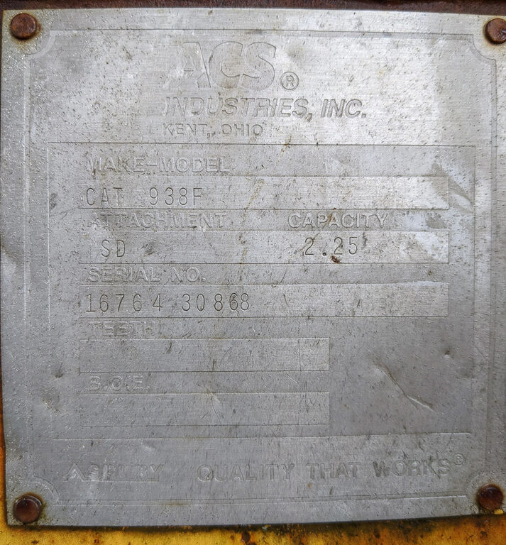 Used BUCKET ARR - GENERAL PURPOSE 1497446 9