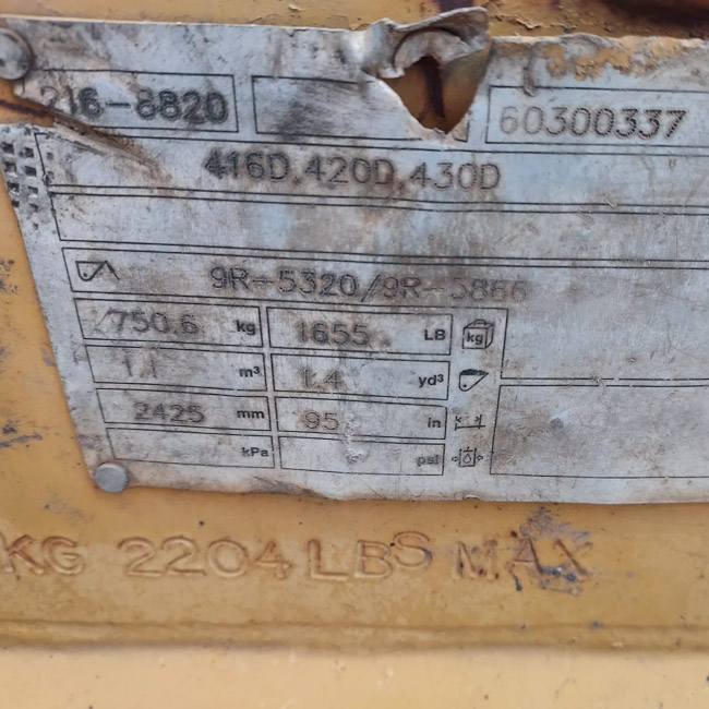 Used BUCKET GRP - MP 2168820 10