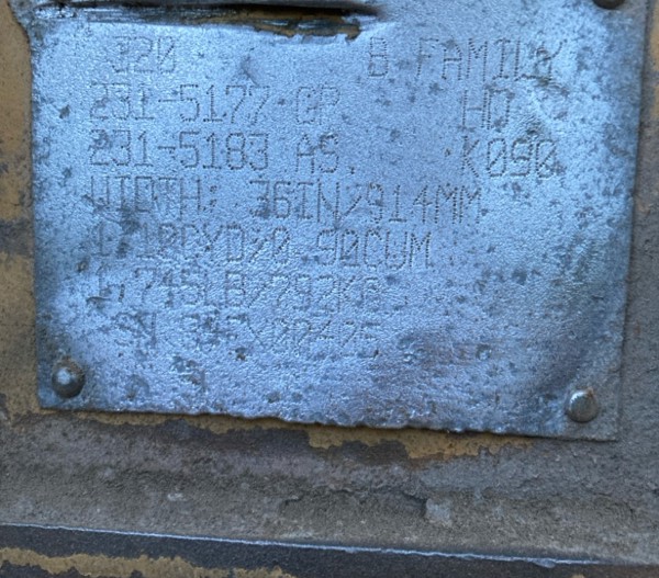 Used BUCKET GRP 2315177 6
