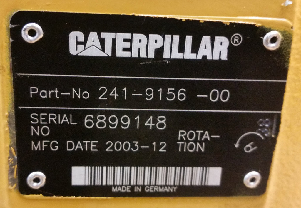 Unused Caterpillar PUMP GRP 2419156 2