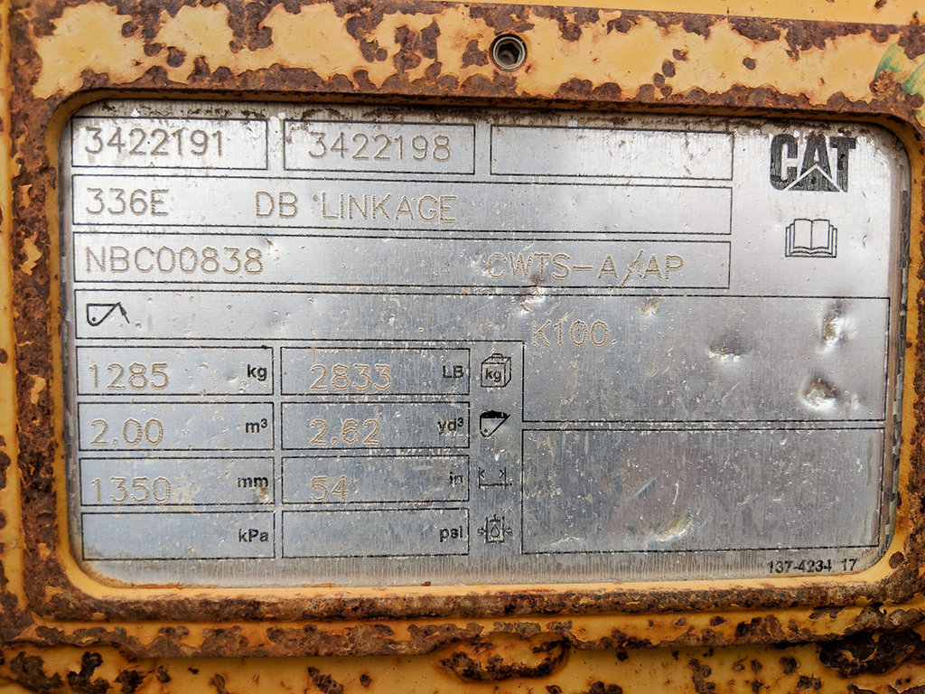 Used BUCKET & ADJUSTER GRP 3422191 10