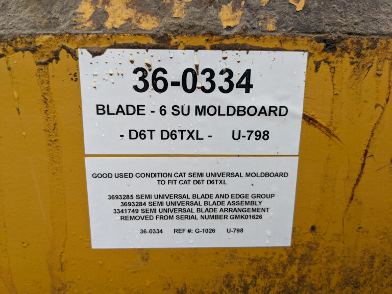 Good Used BLADE - 6 SU MOLDBOARD 36-0334 3