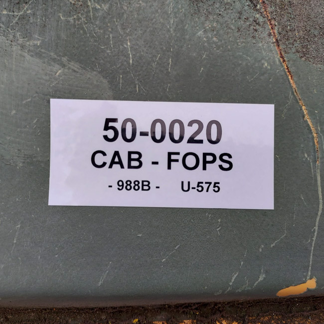 Used CAB - FOPS 50-0020 2