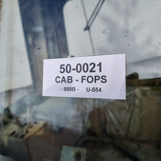 Used CAB - FOPS 50-0021 2