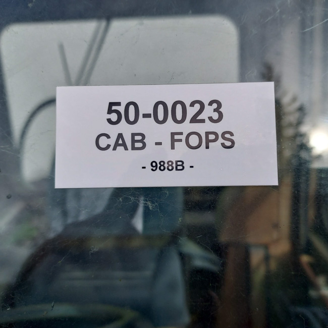 Used CAB - FOPS 50-0023 2