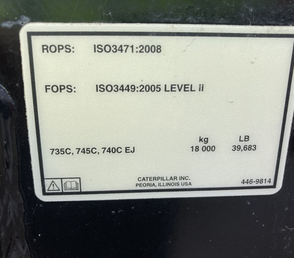 Good Used CAB - EROPS 50-0335 10