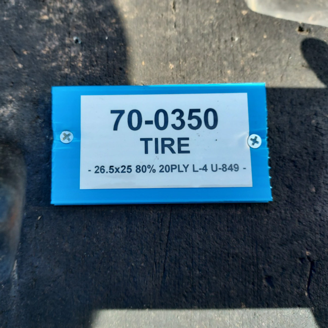 Used TIRE 70-0350 2